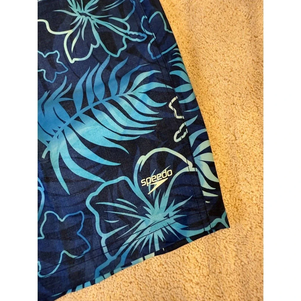 Speedo Bondi Eco 4-Way Stretch & UPF 50+‎ Men's Bathing Suit XXL Dark Blue